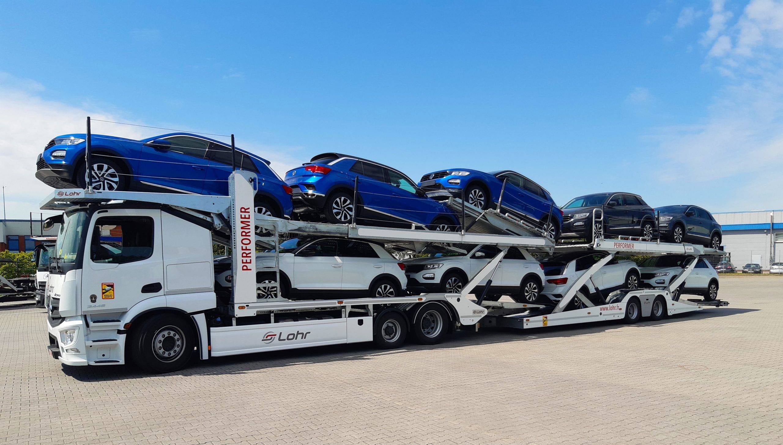 LOHR Automotive car transporter