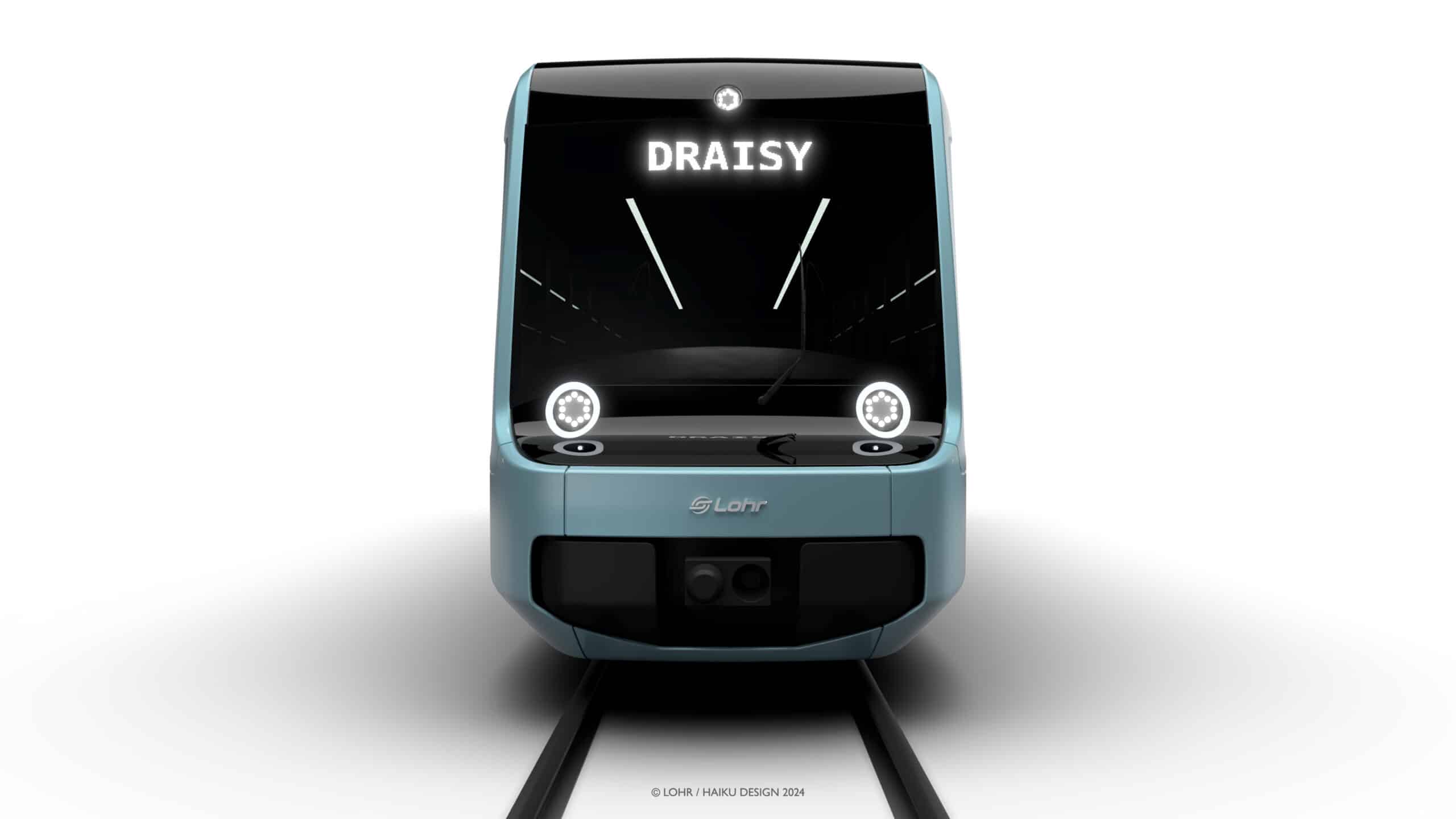 DRAISY, very light train - copyright image © HAIKU DESIGN - LOHR