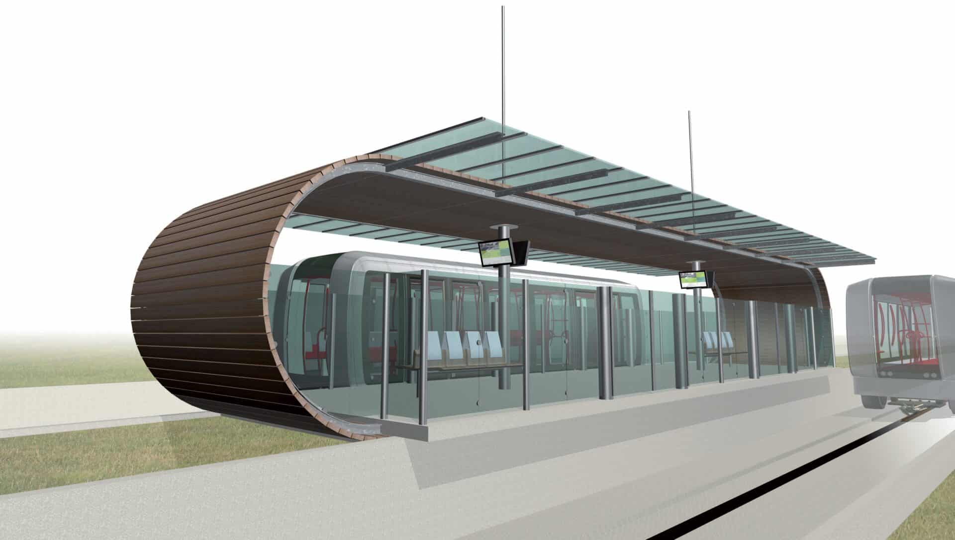 CITYVAL automatic people mover station - copyright © HAIKU DESIGN - SIEMENS