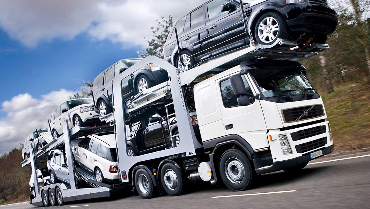 LOHR Automotive car transporter